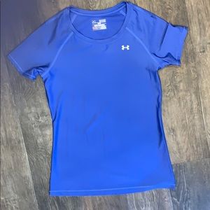 UA periwinkle dri fit tee